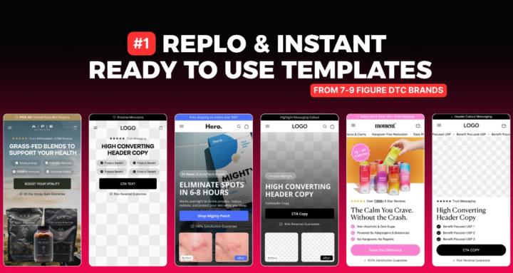 Replo + Instant CRO Templates