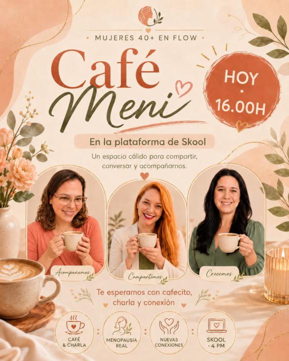 Hoy a las 16 hs Madrid, tenemos una cita.  Te esperamos