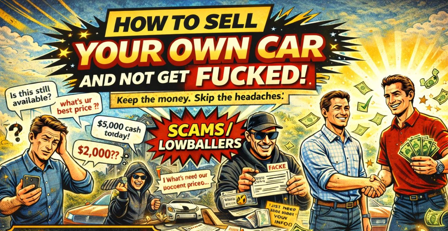 How to Sell YOUR Car Privately and NOT get FUCKED!