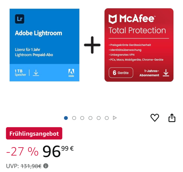 Endlich: Adobe Foto Abo (PREPAID) im Angebot!