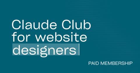Claude Club for Web Designers gallery image