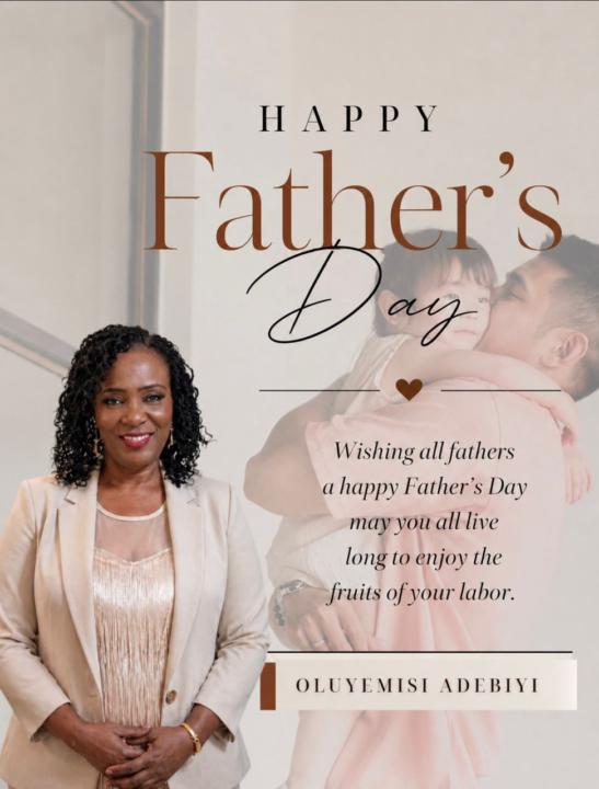 Happy father's day. 