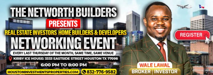 Houston Monthly Real Estate Investors Networking Event