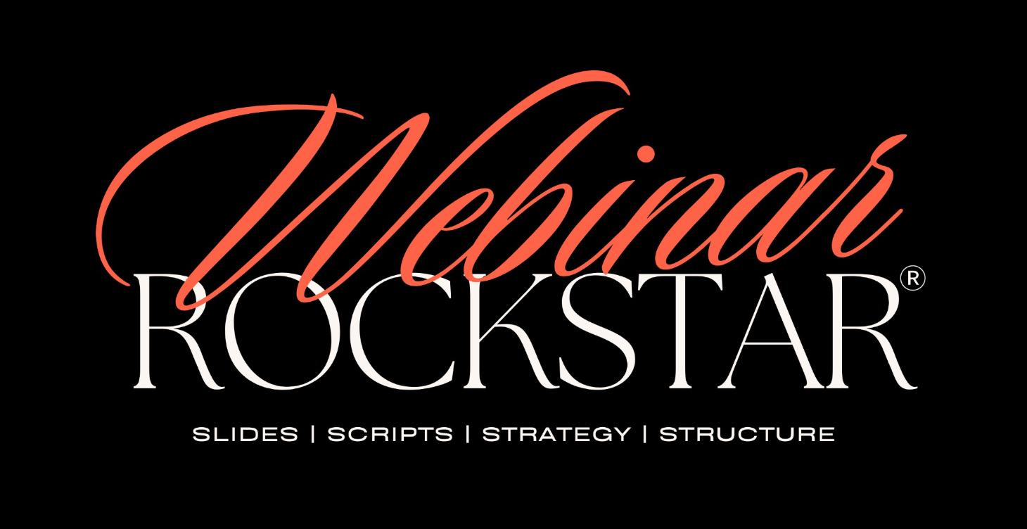 Webinar RockstarⓇ Slides