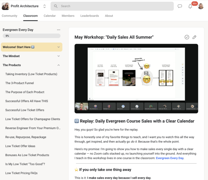 🔁 Replay: Daily Evergreen Course Sales All Summer Long!