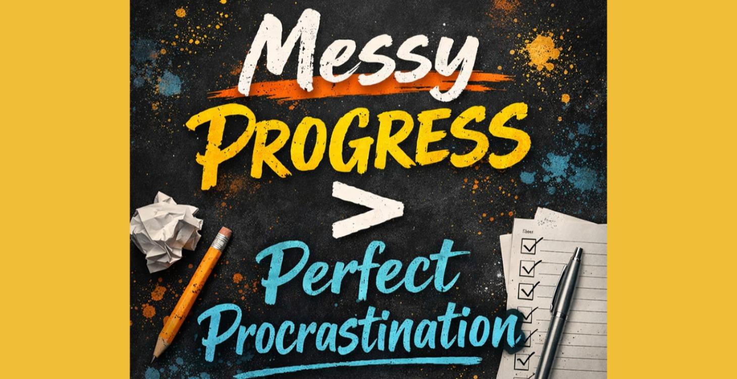Messy Progress > Perfect Procrastination