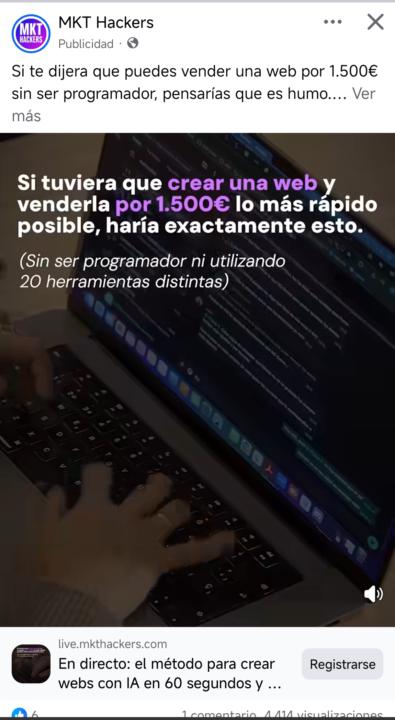 Una web con IA desde 1.500€