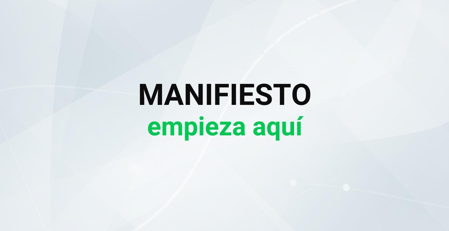 Nivel 1: MANIFIESTO: Empieza por aquí