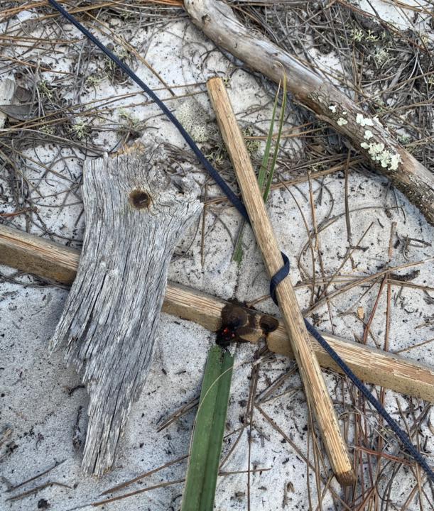 Cabbage Palm Bow Drill Coal