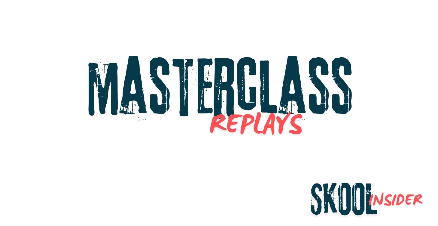 Insider Masterclass replays