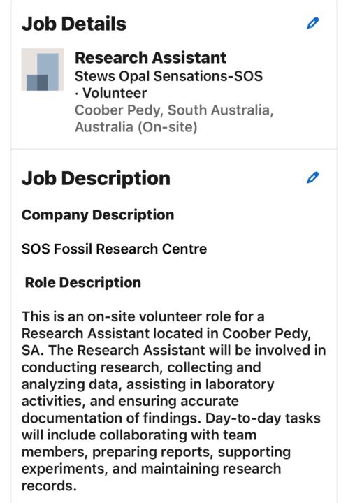RESEARCH ASSISTANT WANTED