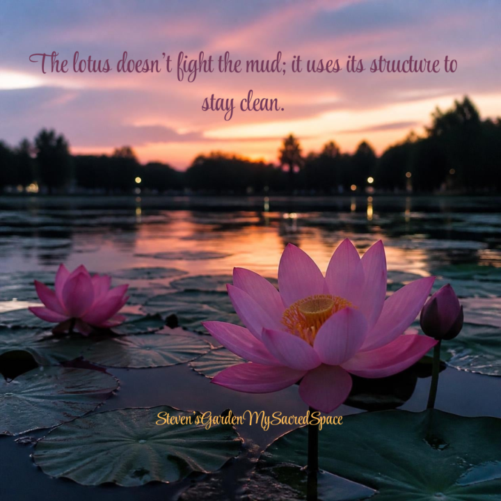 The Lotus Teaches us Resilience and Grace.