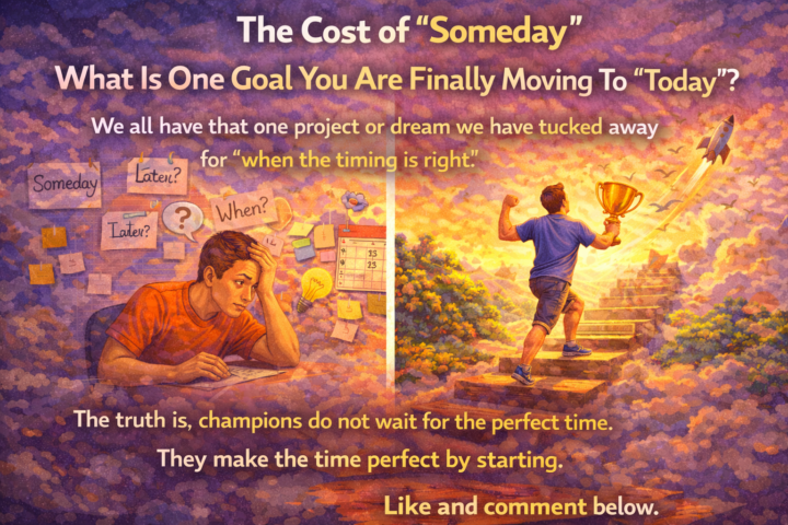 The Cost of "Someday"
