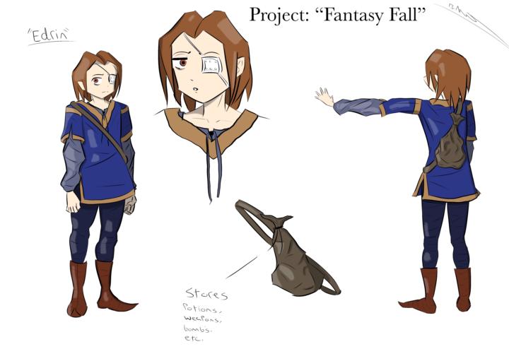 “Edrin” character design…