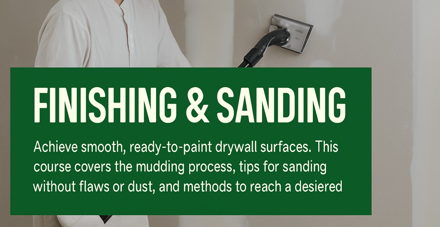 Course 3: Advanced Drywall Finishing