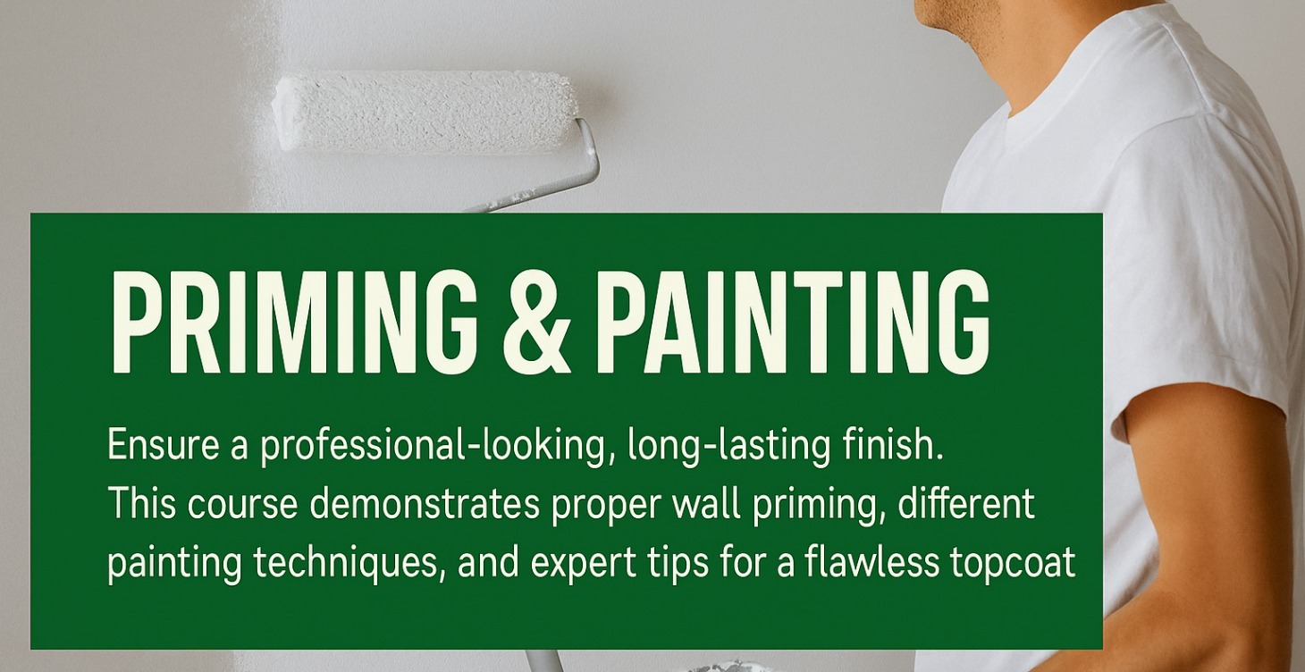 Course 4: Painting Prep & Priming