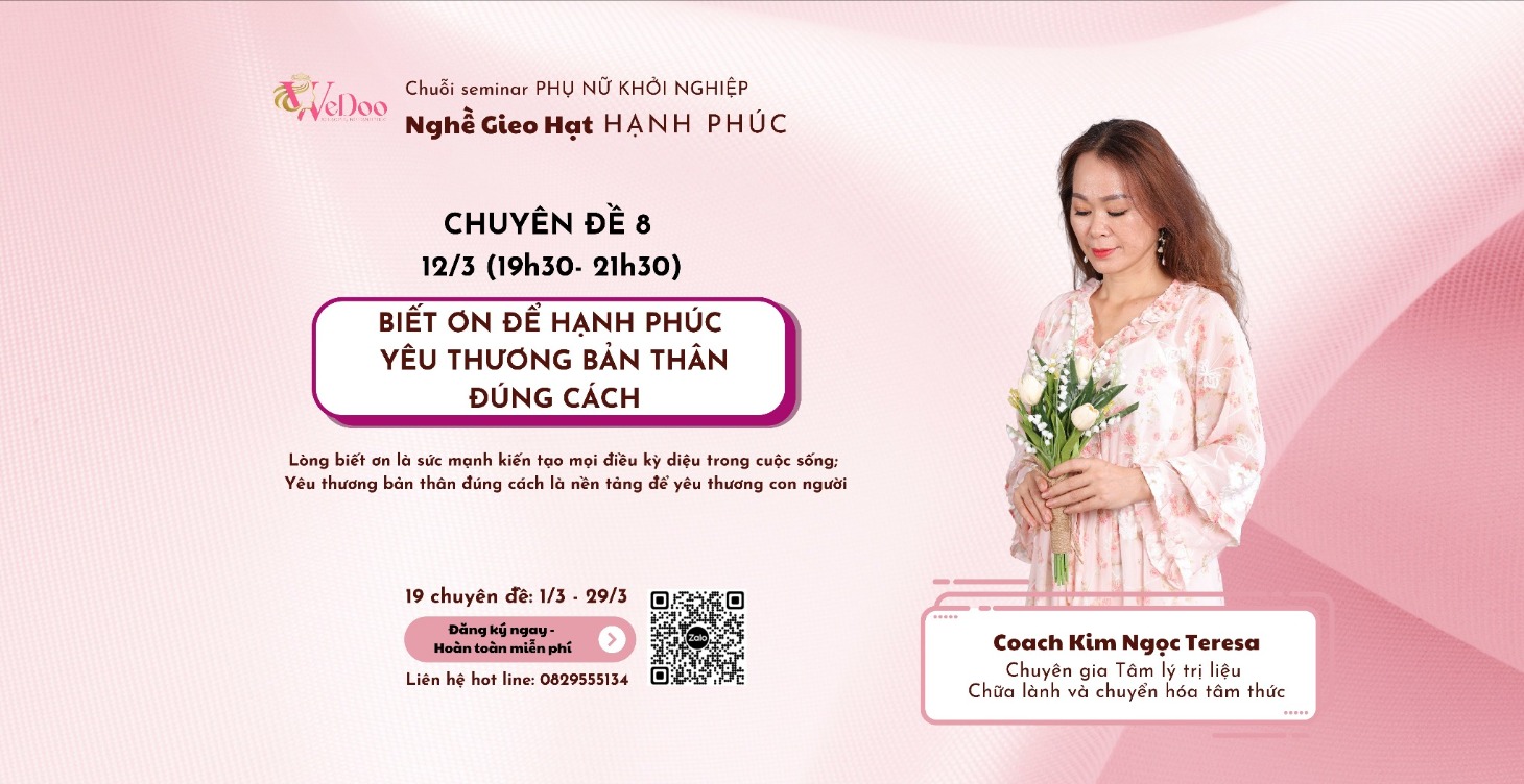 Lòng biết ơn và yêu thương chính mình
