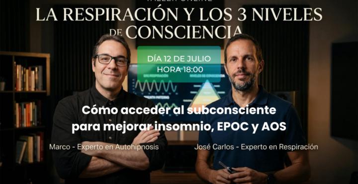 Taller de Respiración en los 3 niveles de consciencia