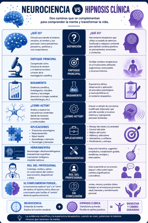 Neurociencia vs Hipnosis Clínica