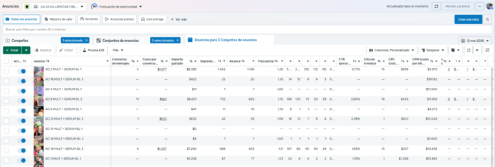 METRICAS 12 DE MARZO 