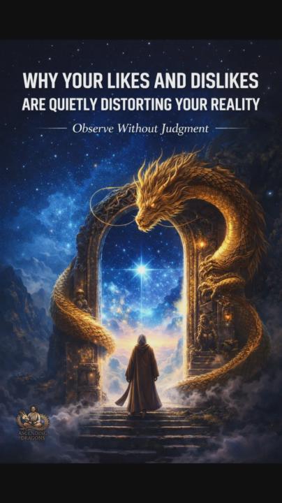 WHY YOUR LIKES AND DISLIKES ARE QUIETLY DISTORTING YOUR REALITY✨🐉