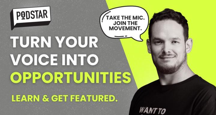 PodStar - Speak on Podcasts🎙️