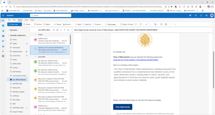 Just got 2 new bid notifications this morning