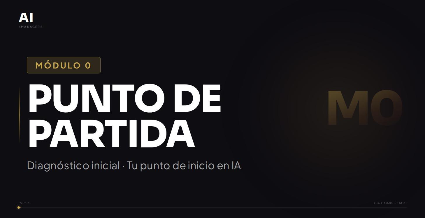 Módulo 0 — Punto de Partida