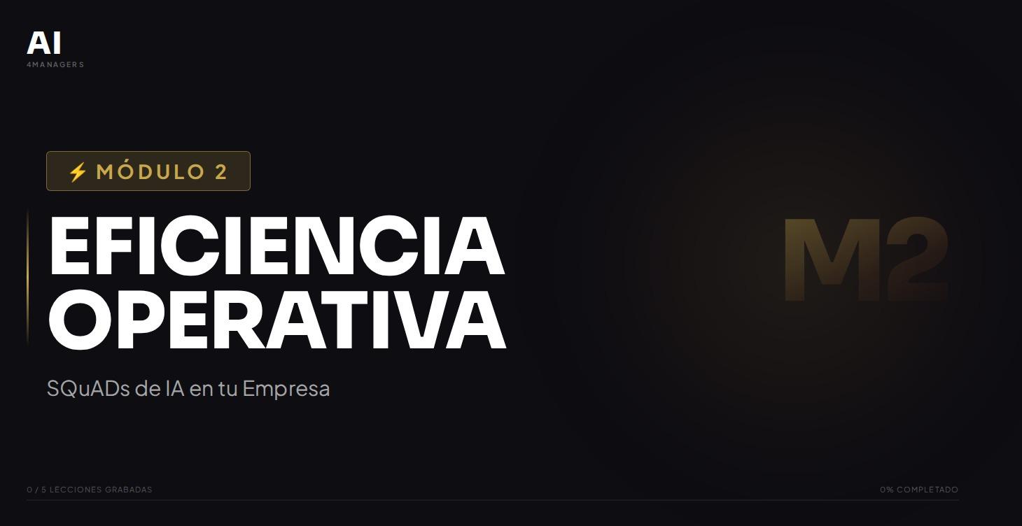 Módulo 2 — Eficiencia Operativa: SQuADs IA