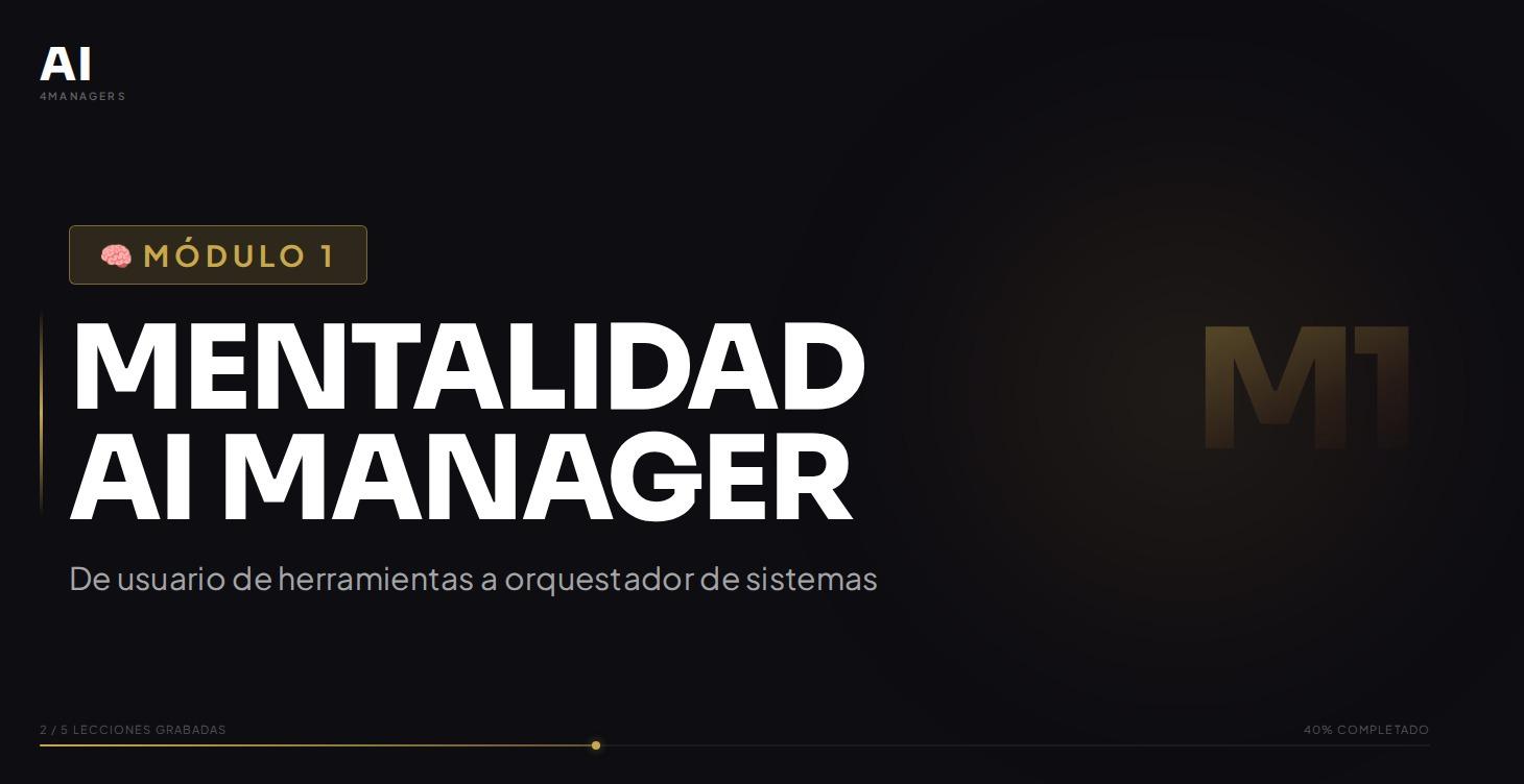 Módulo 1 — Mentalidad del AI Manager