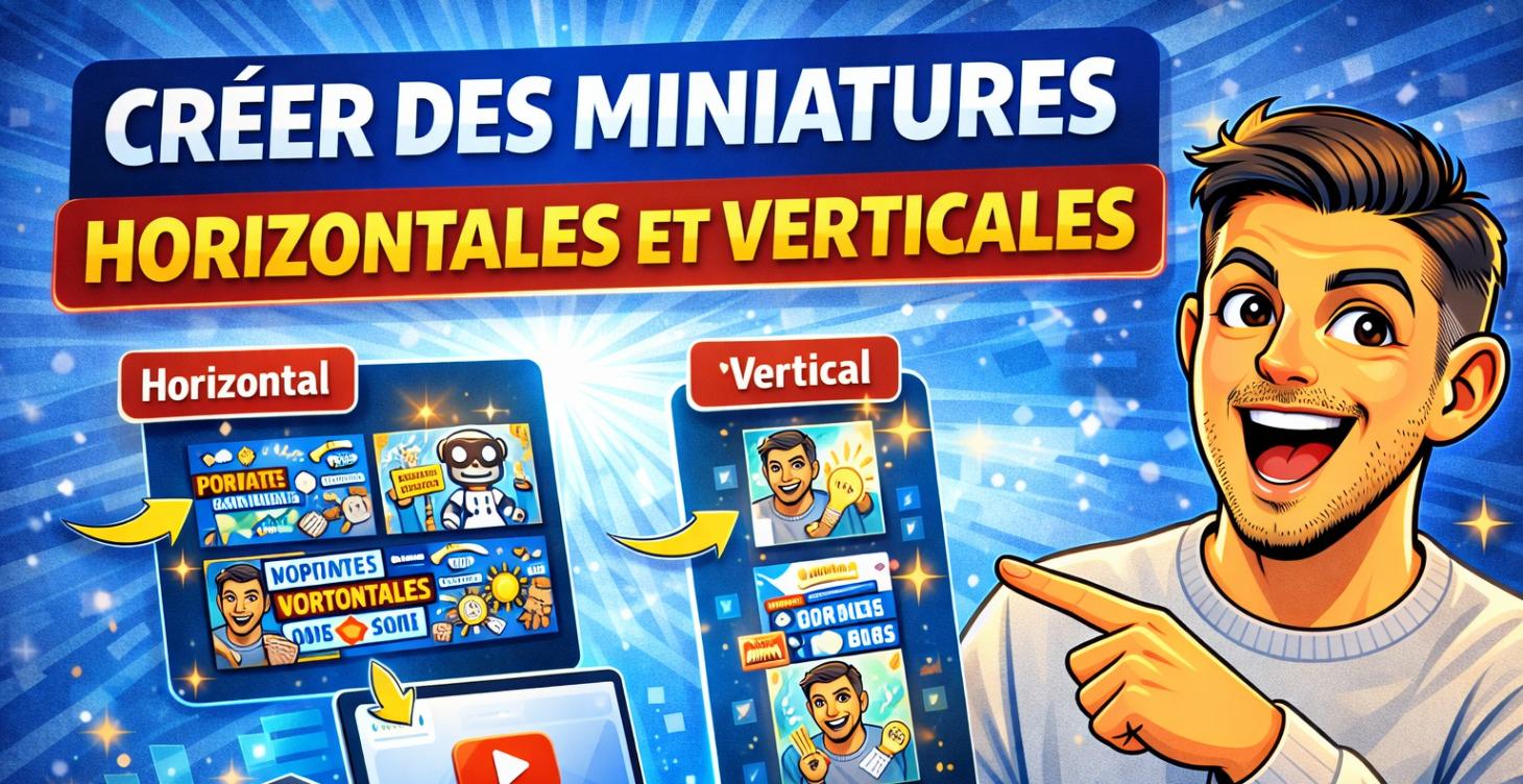 Créer des miniatures horizontales et verticales
