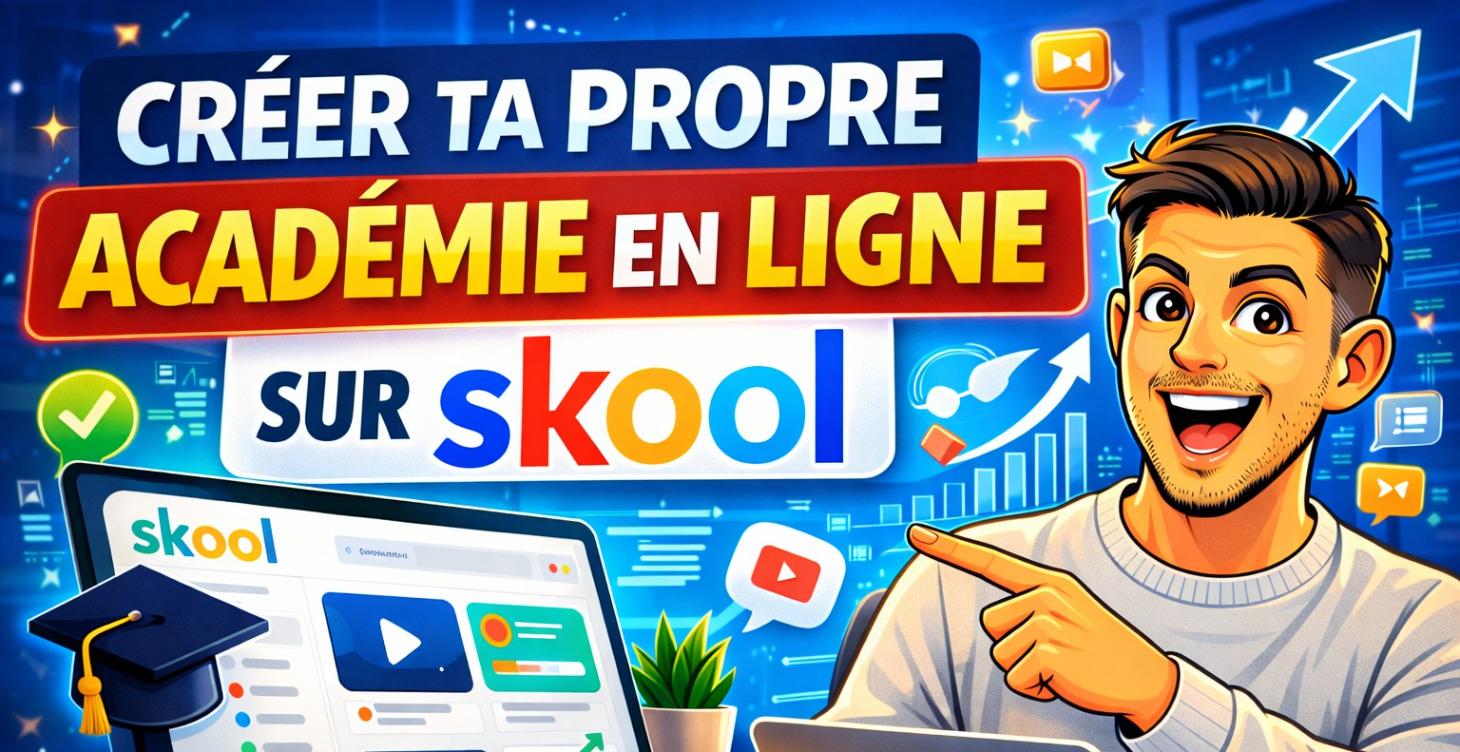 Créer ta propre académie en ligne sur Skool