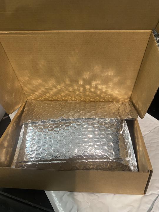 My samples arrived