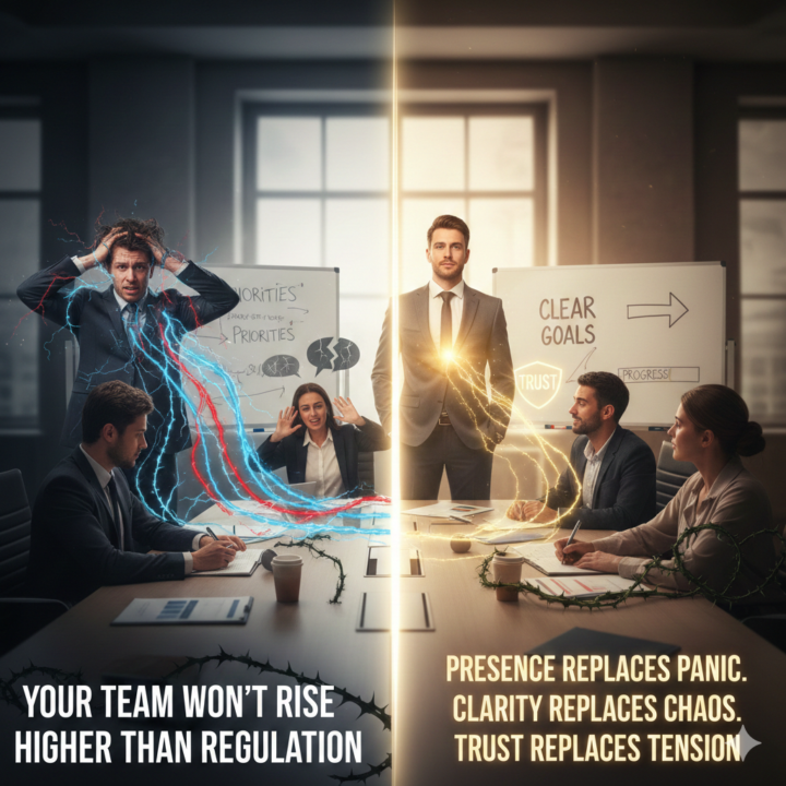 💡 Your team won’t rise higher than your regulation.