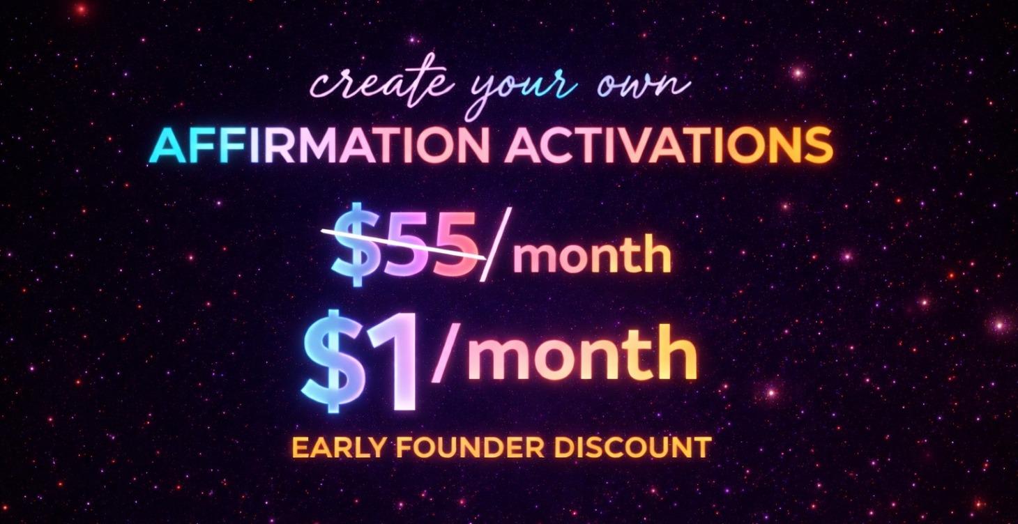 ✨🌊 Monthly Affirmation Activation Mastermind 🌊✨
