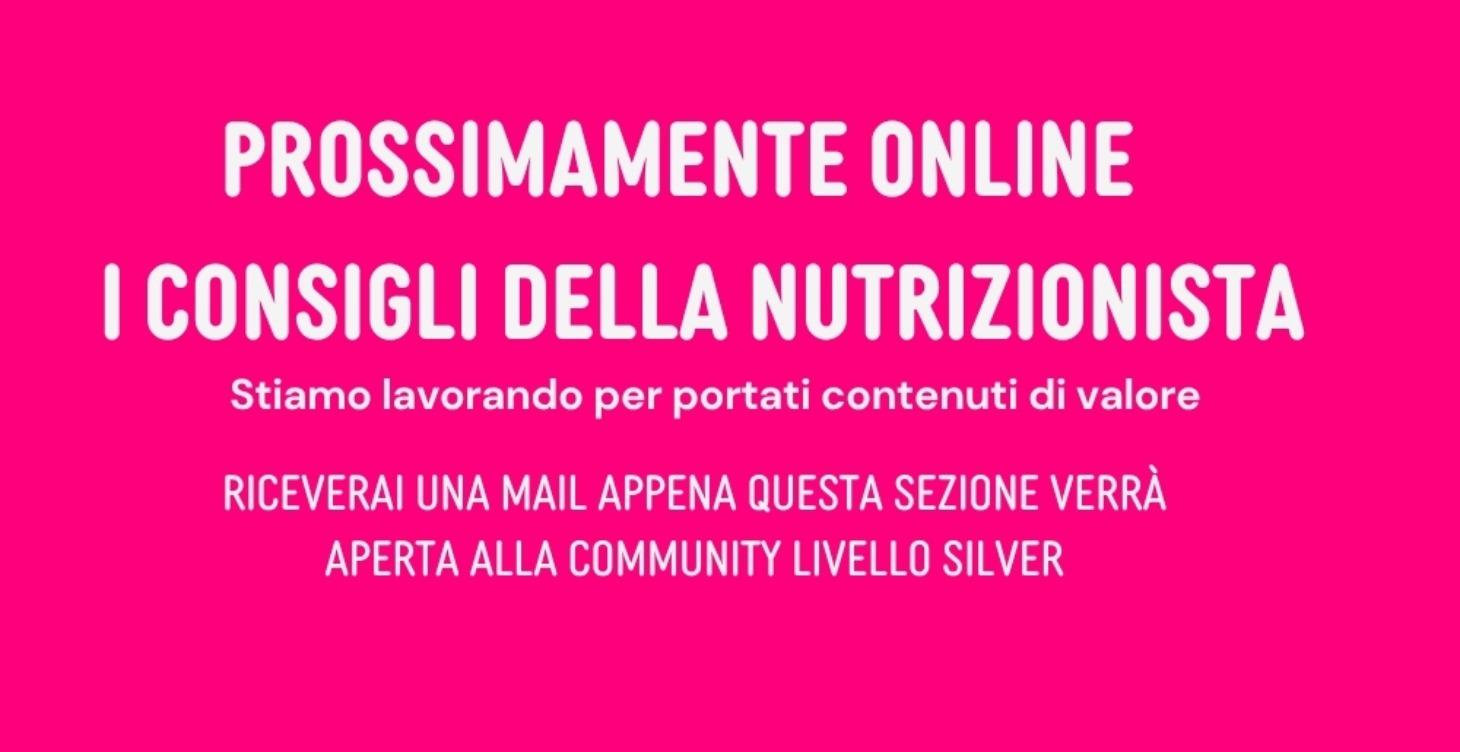 I consigli della Nutrizionista