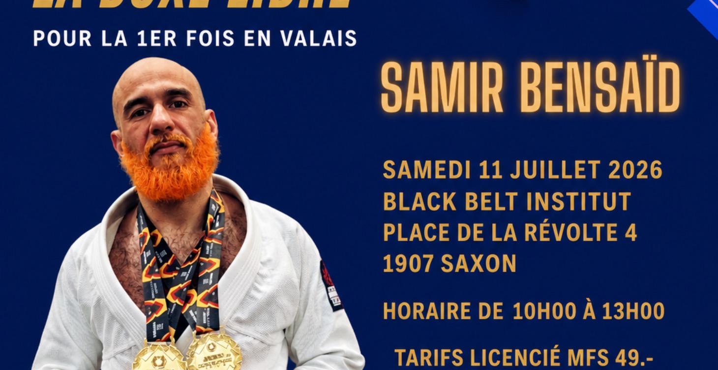 🔥 Brazilian Jiu-Jitsu Seminar with Samir Bensaïd