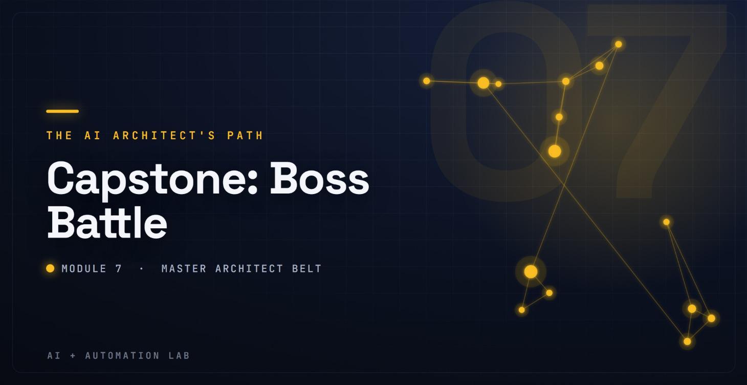 Capstone — Boss Battle
