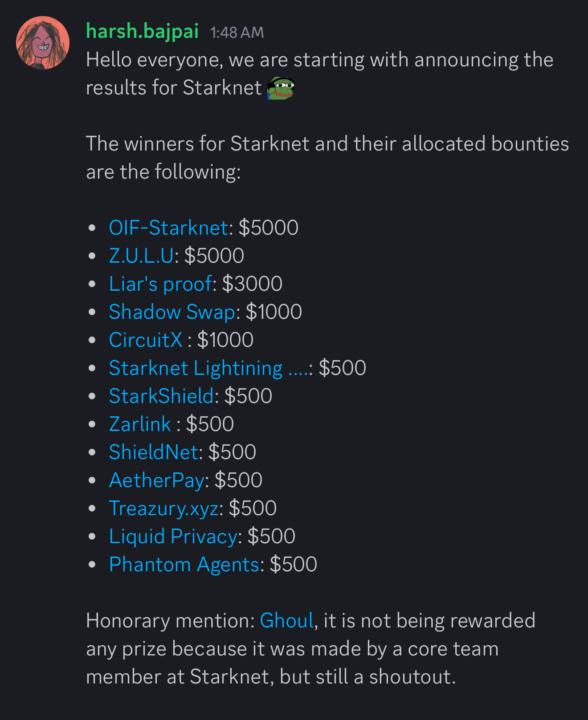 ZULU won a $5K bounty in the Zypherpunk Hackathon 🏆