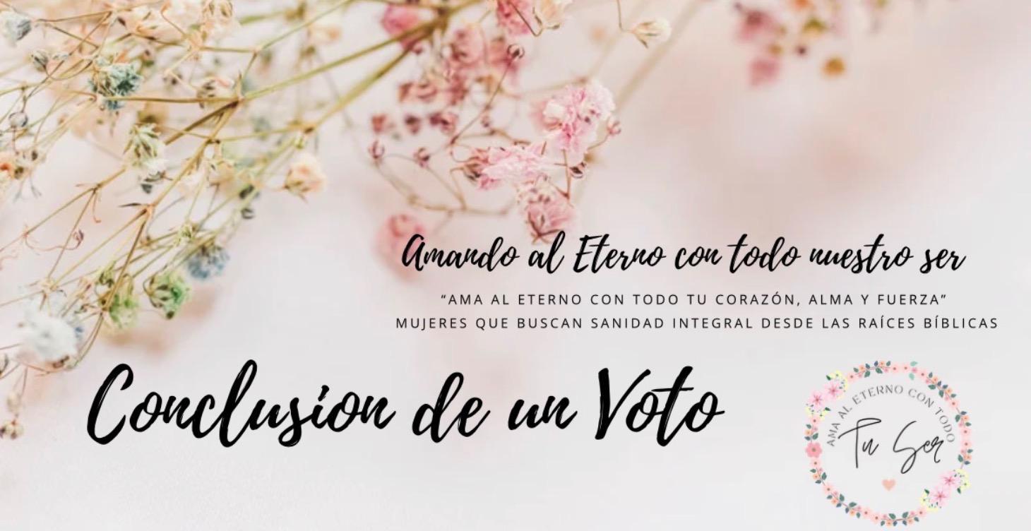 Conclusión del Voto