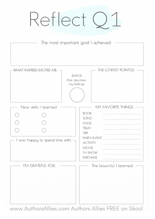 FREE Simple Q1 Review Sheet