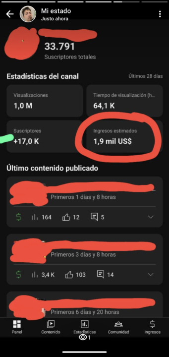 🔥Un solo mes de creado este canal.