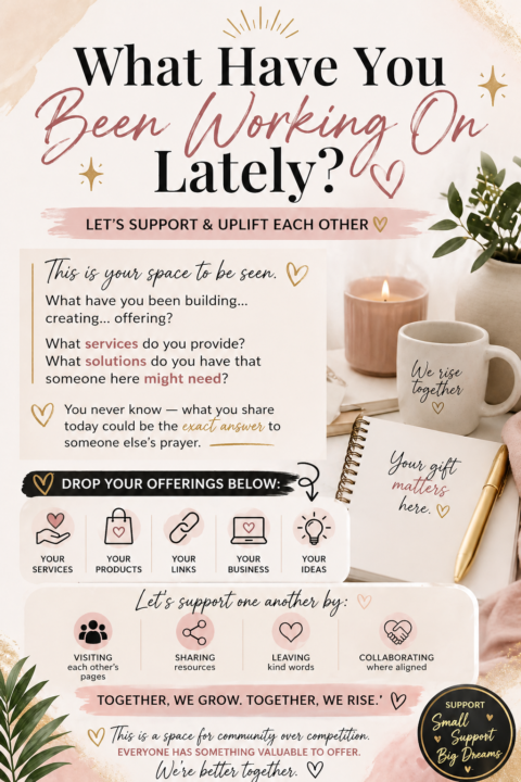 Let’s Share what YOU do‼️