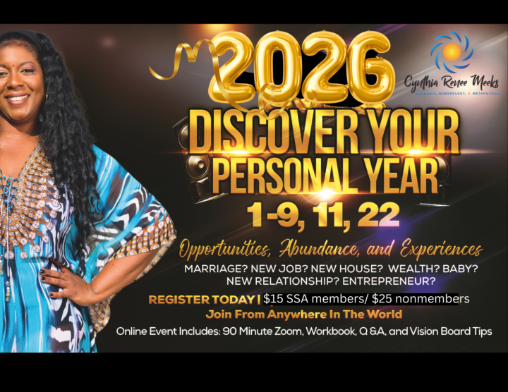  2026 Discovery: Your Personal Year 1–9, 11, 22