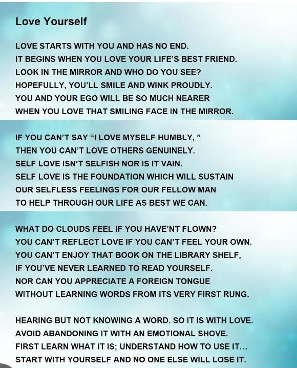 LOVE YOURSELF 