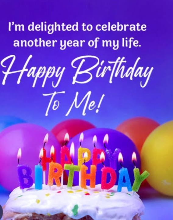 HAPPY BIRTHDAY TO ME