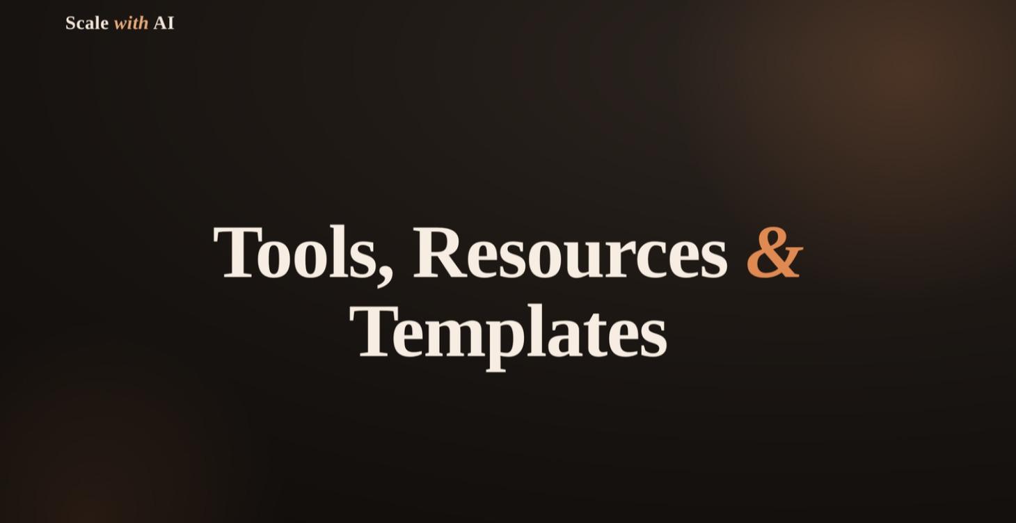 Templates, Tools and Resources
