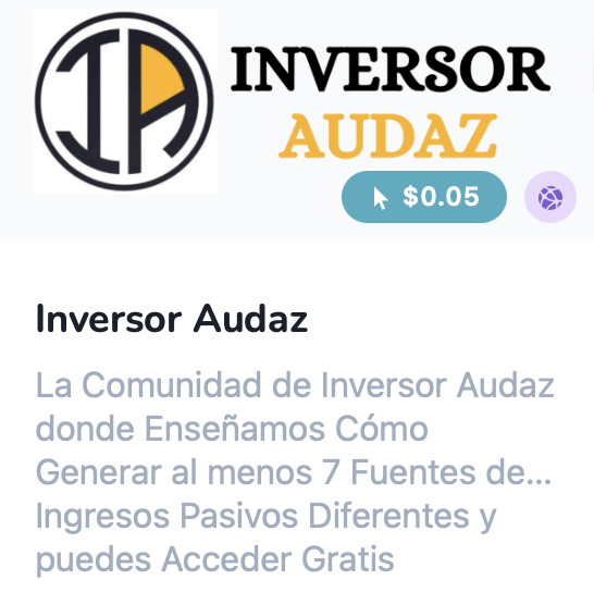 ✅ Gana Bitcoin SV Compartiendo la Comunidad de Inversor Audaz