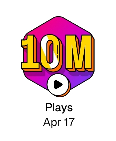 10M Views Achievement Earned 🎉