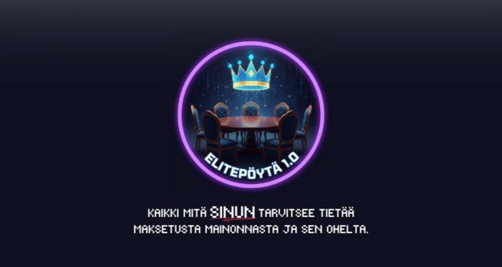 Elite pöytä 1.0